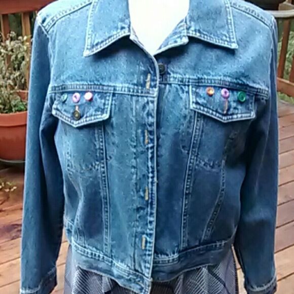 SOLD. Studio Ease Denim Jacket - Picture 4 of 5